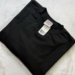 Vintage Pluma Heavyweight Cotton T Shirt USA Made Blank XL 90s‎ NWT NOS